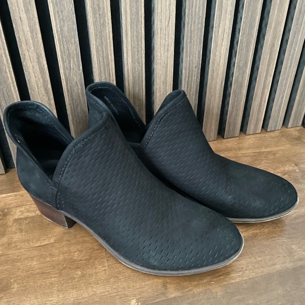 Lucky Brand Black Ankle Boots